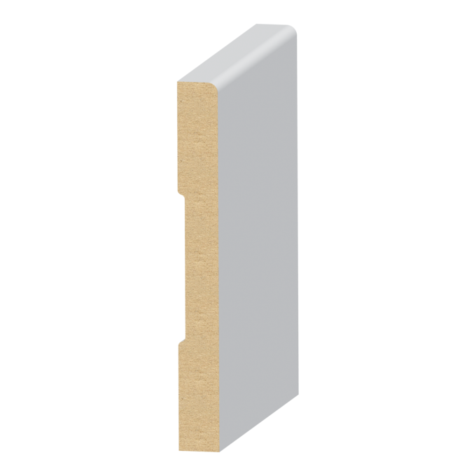 R.E. MDF Baseboard 1/2&quot; x 4-1/2&quot; x 16 feet