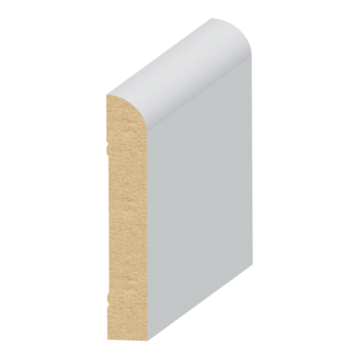 S/L MDF Baseboard 3/8&quot; x 2-1/4&quot; x 16 feet