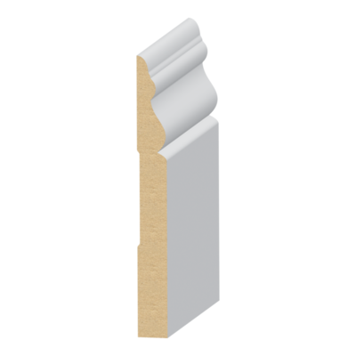 Victorian MDF Baseboard 9/16&quot; x 5-1/4&quot; x 16 feet