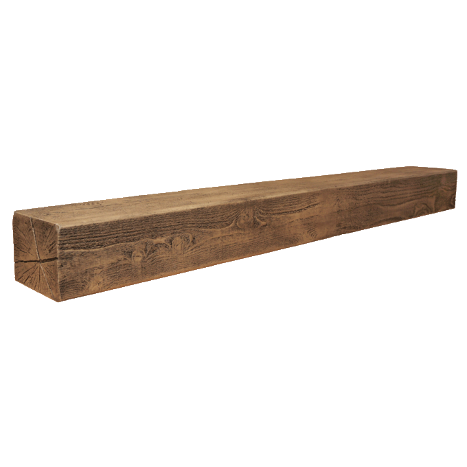 Rough Sawn Mantel Beam