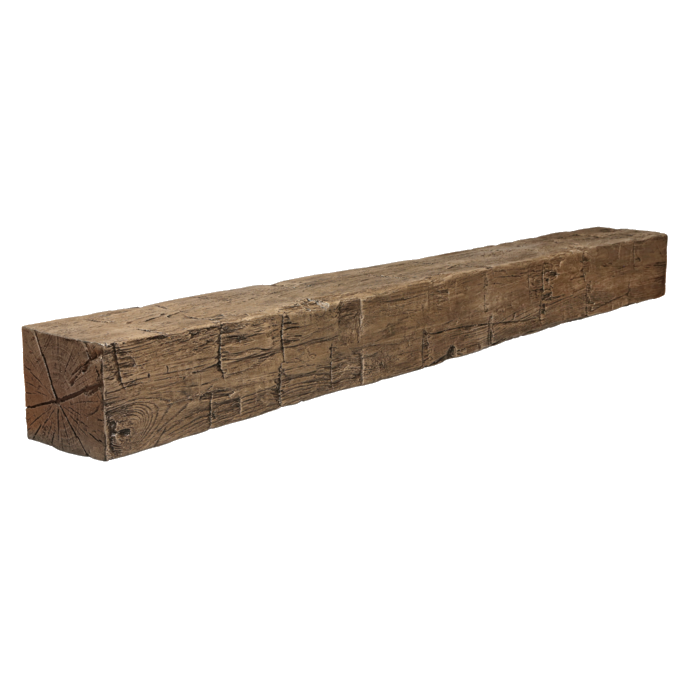 Hand Hewn Mantel Beam