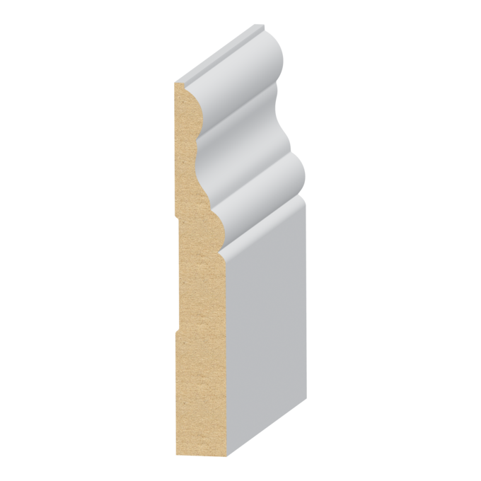 Del Mar MDF Baseboard 9/16&quot; x 4-1/2&quot;
