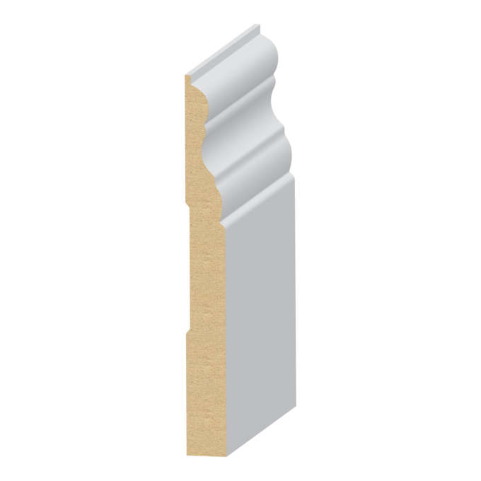 Del Mar MDF Baseboard 9/16&quot; x 5-1/4&quot;