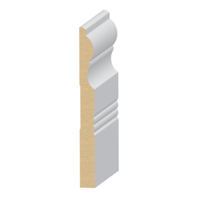 Savannah MDF Baseboard 9/16&quot; x 6-1/2&quot;