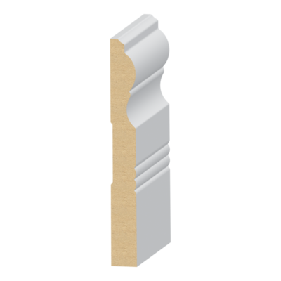 Savannah  MDF Baseboard 3/4&quot; x 6-1/2&quot;