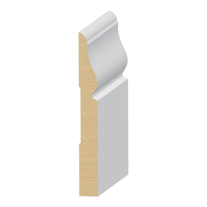 Crescent/Lancaster MDF Baseboard 5/8&quot; x 5-1/4&quot;