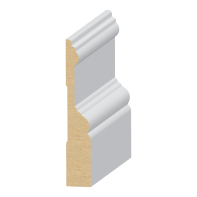 Santa Clara MDF Baseboard 9/16&quot; x 3-1/2&quot; x 16 feet