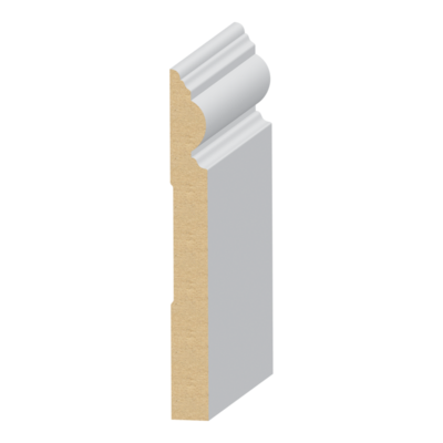 Georgian MDF Baseboard 9/16&quot; x 5-1/4&quot; x 16 feet