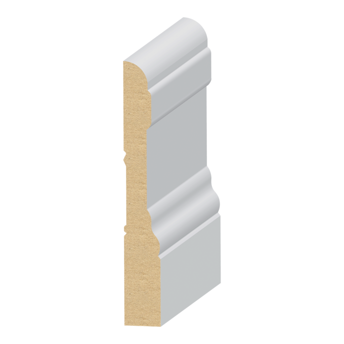 Solano MDF Baseboard 9/16&quot; x 4-1/4&quot; x 16 feet