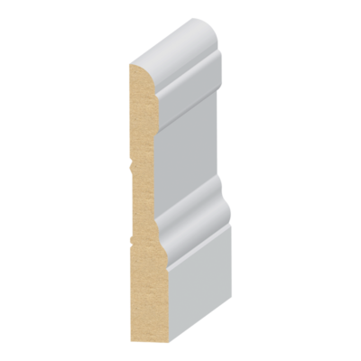 Solano MDF Baseboard 9/16&quot; x 4-1/4&quot; x 16 feet