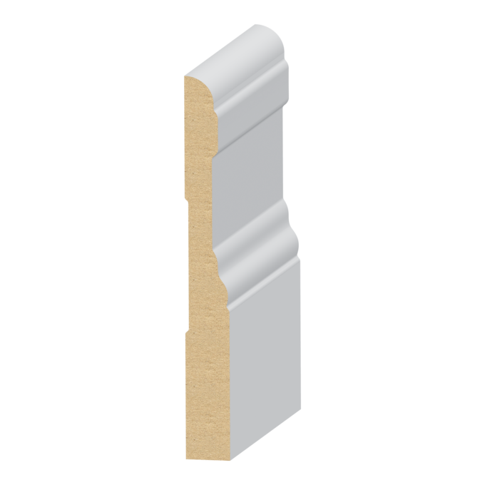 Solano MDF Baseboard 9/16&quot; x 5-1/4&quot;