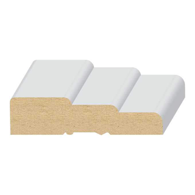 3 Step MDF Casing 5/8&quot; x 2-1/2&quot;