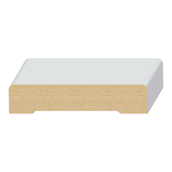 Craftsman 2 Round Edge MDF Casing 11/16&quot; x 3-1/4&quot;