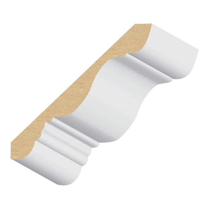 Small Charleston MDF Crown 9/16&quot; x 4-1/4&quot; x 16 feet
