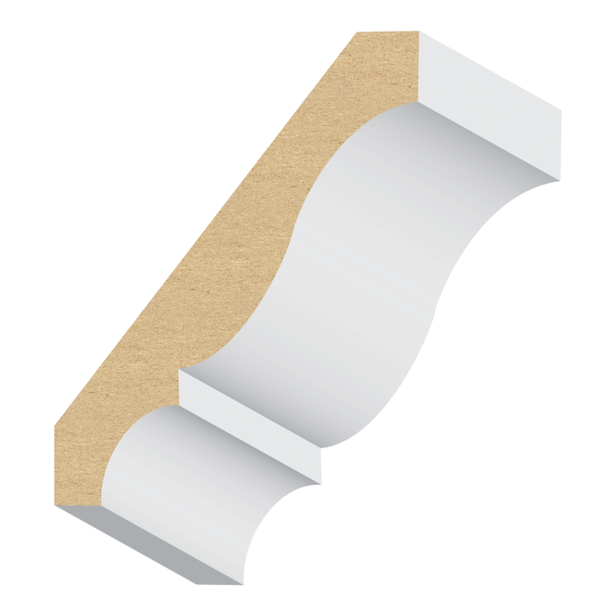 Colonial MDF Crown 9/16&quot; x 4-1/4&quot; x 16 feet