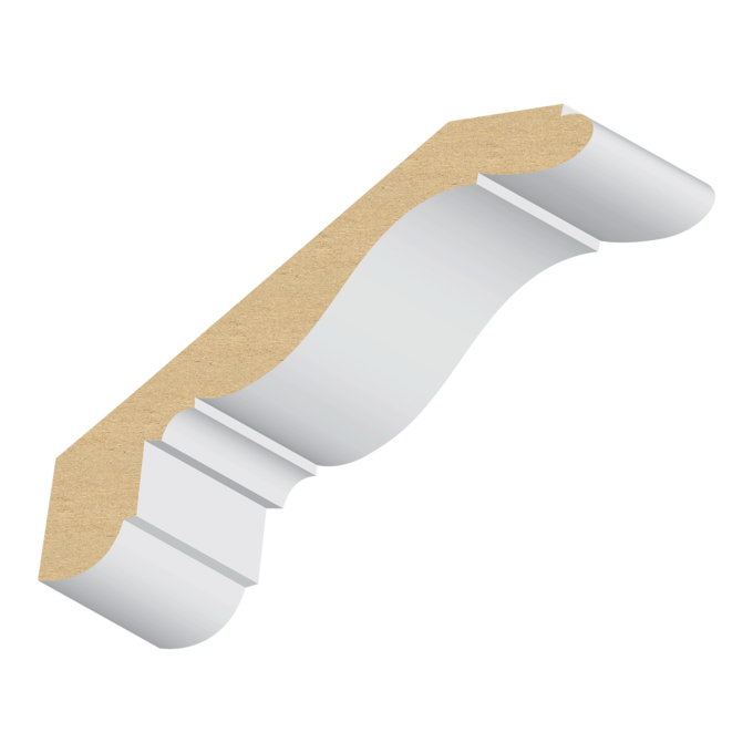 Cornice MDF Crown 1&quot;x 6&quot; x 16 feet