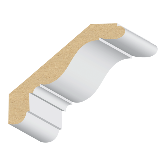 Cornice MDF Crown 3/4&quot; x 4-5/8&quot; x 16 feet