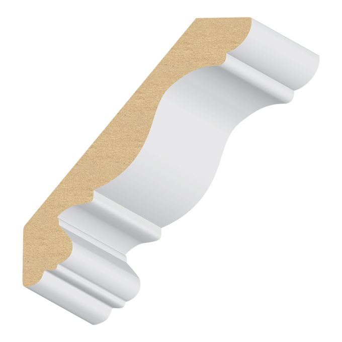 Rafael MDF Crown 3/4&quot; x 5-1/4&quot; x 16 feet
