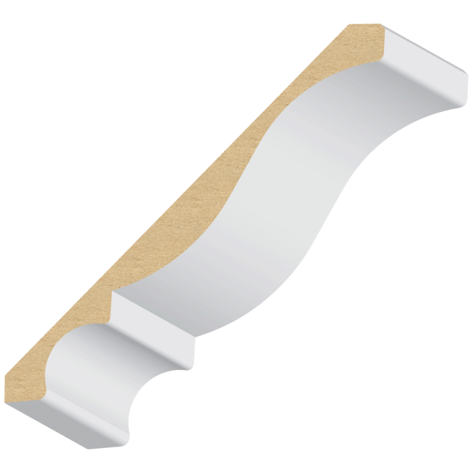 Colonial MDF Crown 9/16&quot; x 6-1/2&quot; x 16 feet