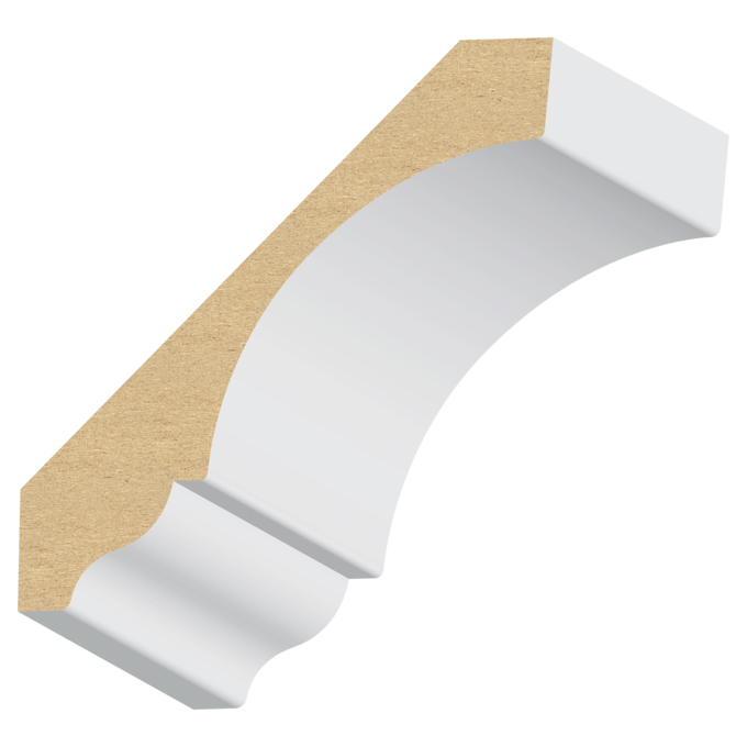 Ogee MDF Crown 3/4&quot; x 4-9/16&quot; x 16 feet