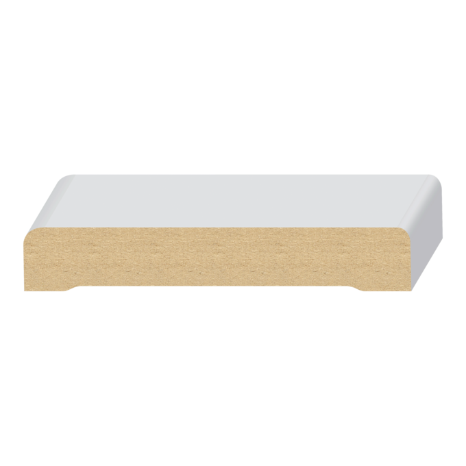 2 Round Edge Craftsman MDF Casing 3/4&quot; x 4-1/2&quot;