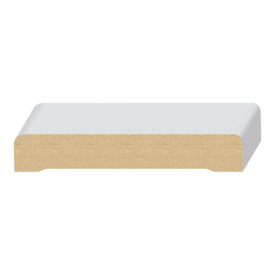 2 Round Edge Craftsman MDF Casing 3/4&quot; x 4-1/2&quot;