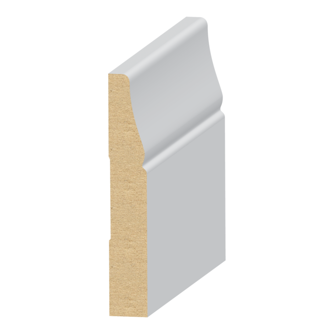 #711 MDF Baseboard 1/2&quot; x 3&quot; x 16 feet