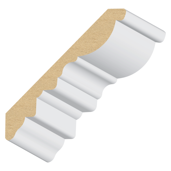 Savannah MDF Crown 9/16&quot; x 4-1/2&quot; x 16 feet
