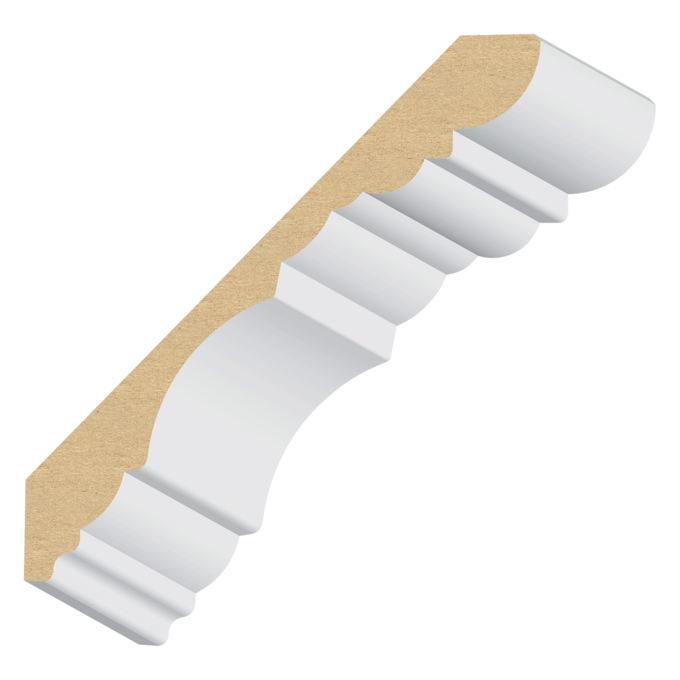 Georgian MDF Crown 3/4&quot; x 6-1/2&quot; x 16 feet