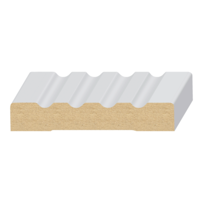 4 Flute MDF Casing 9/16&quot; x 3-1/4&quot;