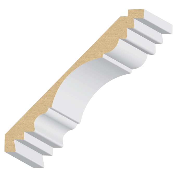 Classic MDF Crown 11/16&quot; x 7&quot; x 16 feet
