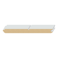 V-Groove/Nickel Gap T&amp;G MDF Wainscot 5/8&quot; x 7-3/8&quot; x 16 feet