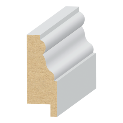 Panel Cap w/ 1/2&quot; Rab`t MDF Wainscot 3/4&quot; x 2&quot; x 16 feet