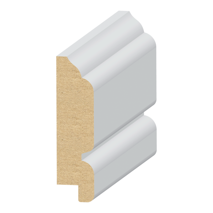 Wainscot Cap  MDF  9/16&quot; x 2-1/4&quot; x 16 feet