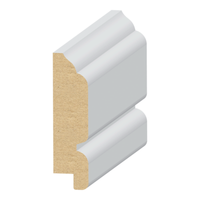 Wainscot Cap  MDF  9/16&quot; x 2-1/4&quot; x 16 feet