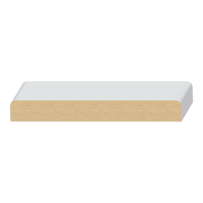 2 Eased Edge MDF Wall Cap  11/16&quot; x 5-1/2&quot; x 16 feet