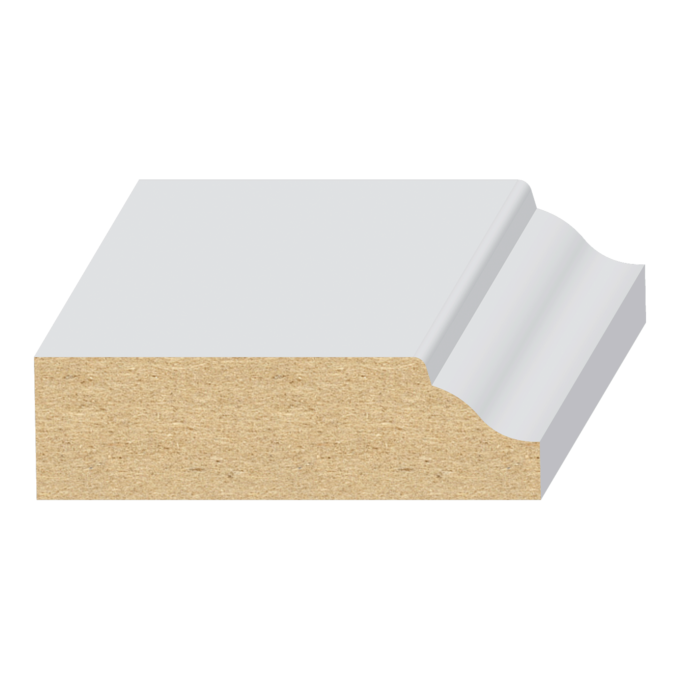 Colonial MDF Door Stop  1/2&quot; x 1-3/4&quot; x 16 feet