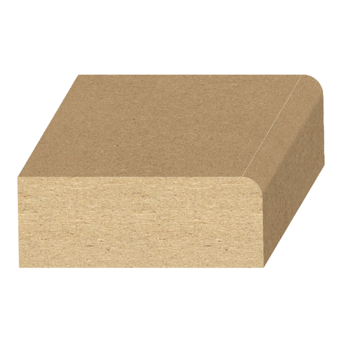 1 Eased Edge MDF Cleat 9/16&quot; x 1-1/2&quot; x 16 feet