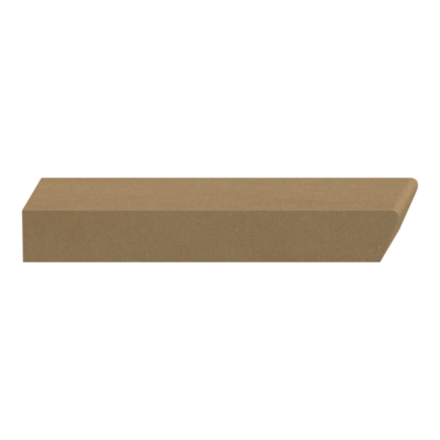 Beveled Stool MDF 1&quot; x 7-1/4&quot; x 16 feet
