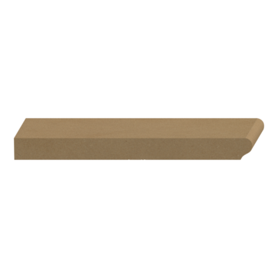 Ogee Stool MDF  11/16&quot; x 7-1/4&quot; x 16 feet