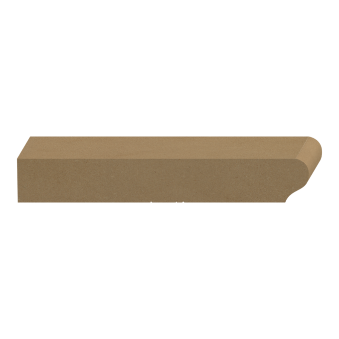 Ogee Stool MDF  1-1/4&quot; x 8-1/4&quot; x 16 feet