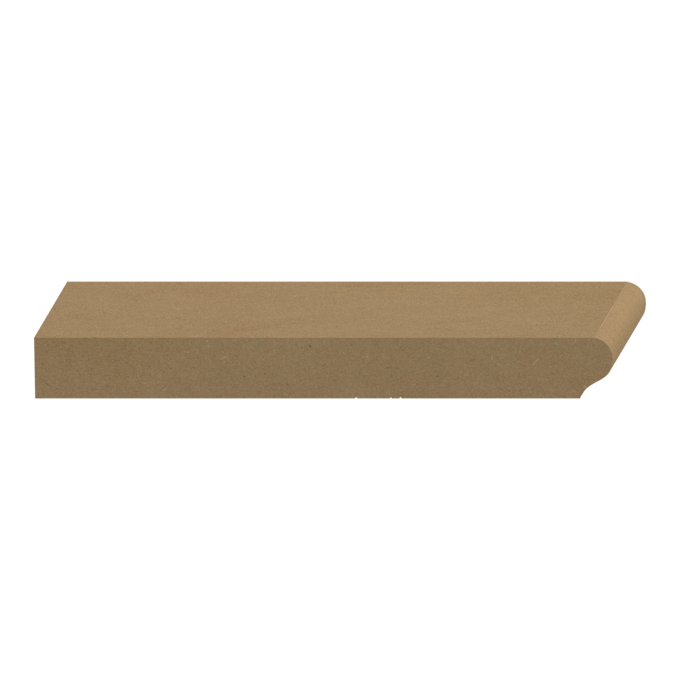 Ogee Stool MDF  11/16" x 6-1/2" x 16 feet