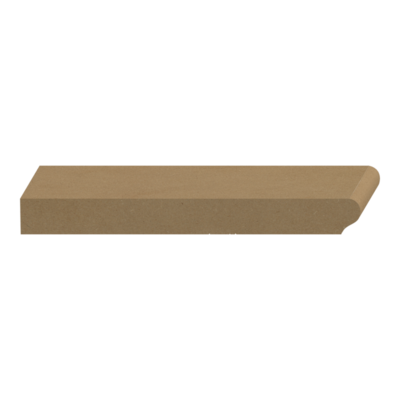 Ogee Stool MDF  11/16&quot; x 6-1/2&quot; x 16 feet