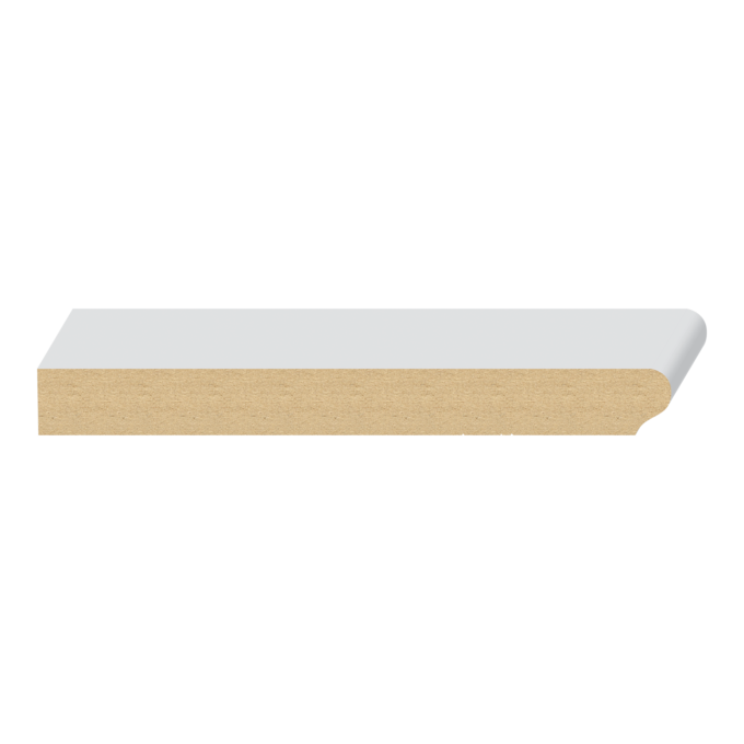 Ogee Stool MDF  11/16&quot; x 6-1/2&quot; x 16 feet