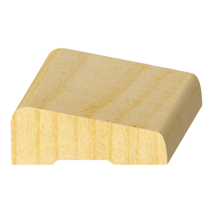 Raw Beveled/Streamline FJ Pine Casing 5/8&quot; x 1-5/8&quot;