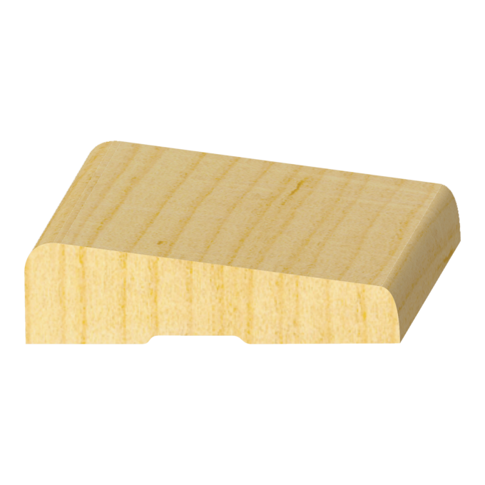 Raw Beveled/Streamline FJ Pine Casing 5/8&quot; x 2-1/4&quot;