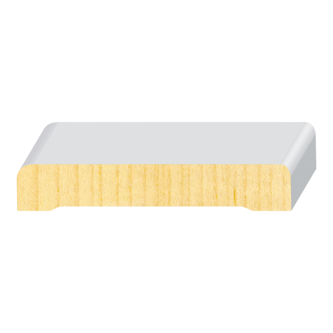 2 Eased Edge Craftsman FJ Pine Casing 11/16&quot; x 4&quot;