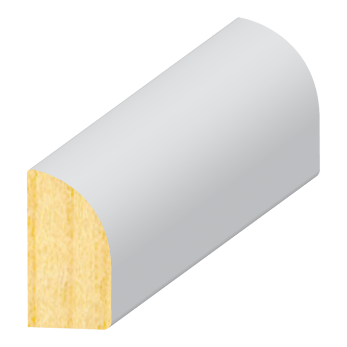 Base Shoe FJ Pine 3/8&quot; x 3/4&quot;