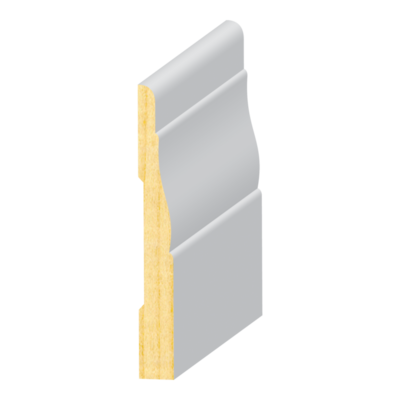 Colonial 356 FJ Pine Baseboard 7/16&quot; x 3-1/4&quot;