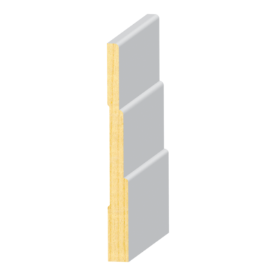 3 Step FJ Pine Baseboard 1/2&quot; x 5-1/4&quot;